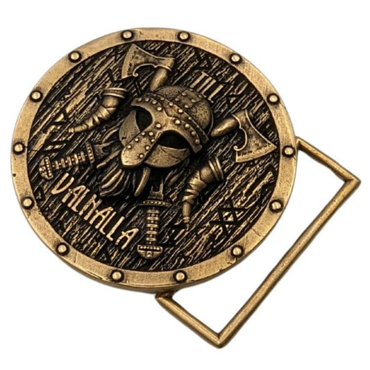 Воїн-вікінг пряжка з бронзи