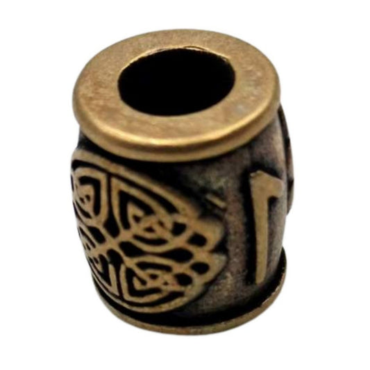 Бронзова намистина з руною Laguz Лагуз