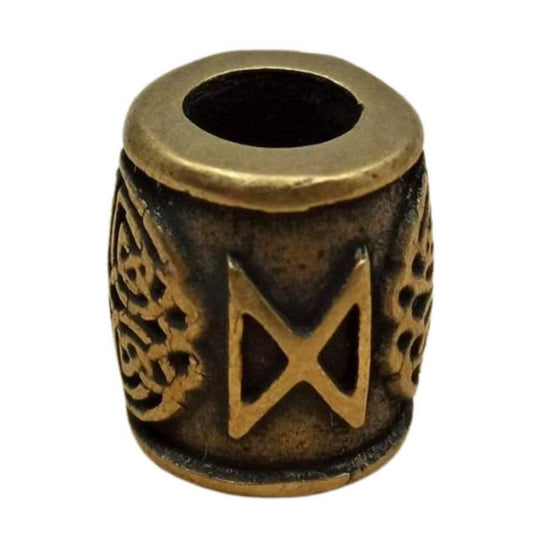 Бронзова намистина з руною Dagaz Дагаз Бронза