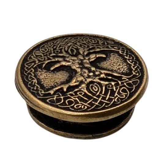 Кругла намистина з Деревом життя Іггдрасіль для паракорду