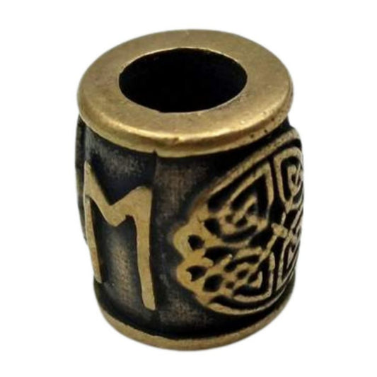 Бронзова намистина з руною Ehwaz Еваз