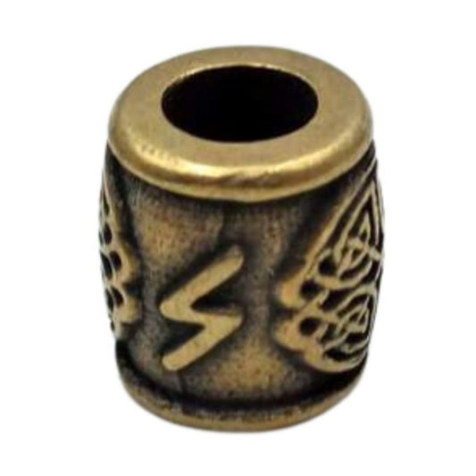 Бронзова намистина з руною Sowilo Совіло