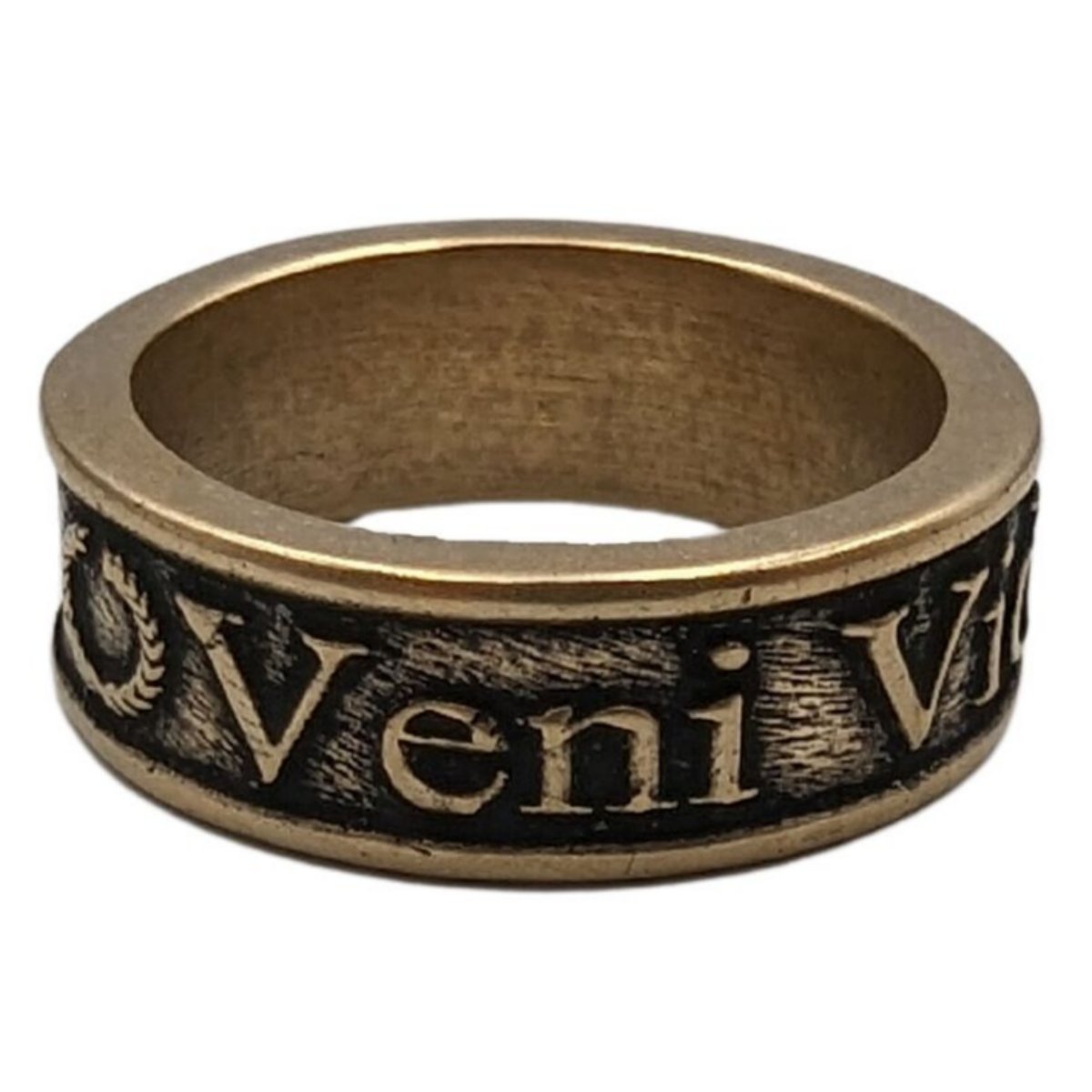 Перстень veni vidi vici 16 мм Бронза