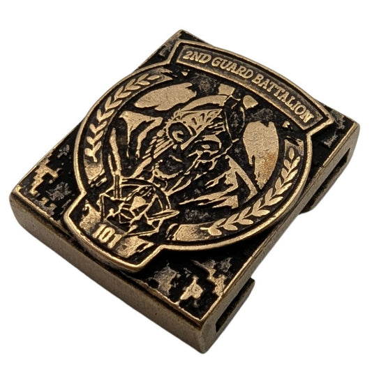 Молле кліпса з емблемою 2 батальйону охорони 101 ОБр охорони ГШ ЗСУ