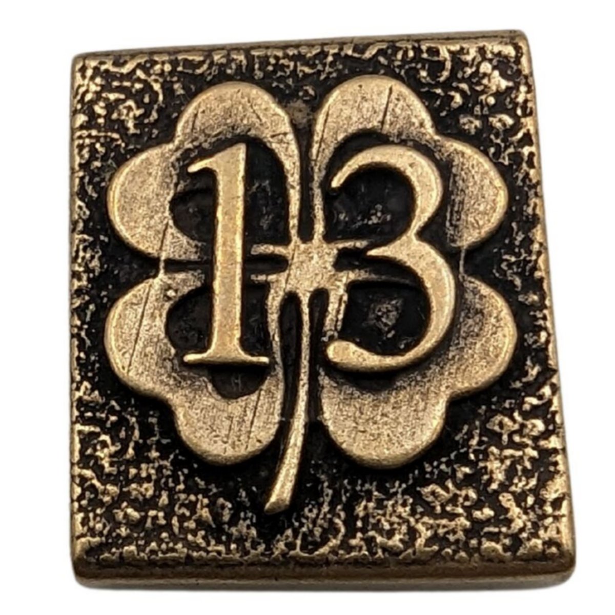 Бронзова молле кліпса "Lucky 13" Бронза
