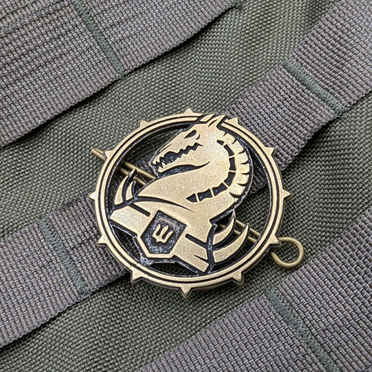 Кокарда "47 ОМБр" з бронзи