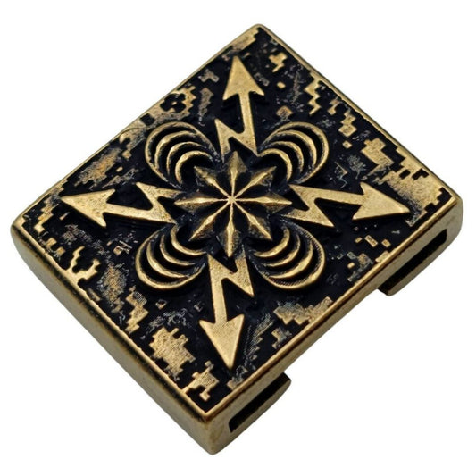 Молле кліпса з емблемою Війська зв'язку Бронза