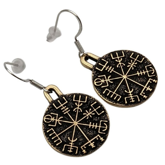 Вегвізир бронзові сережки