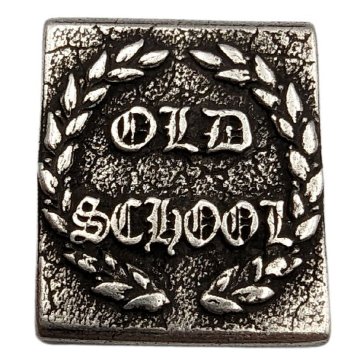 Молле кліпса "Old school" з бронзи Посріблення