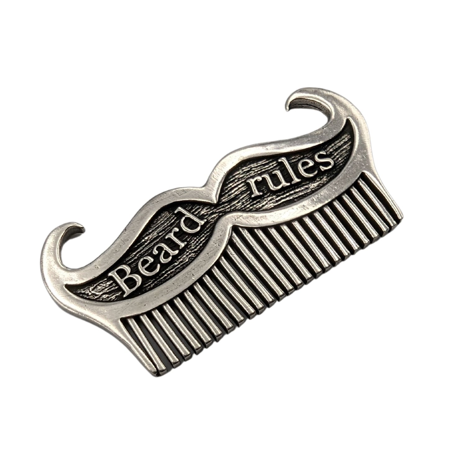 Гребінець для бороди Beard rules Срібло 925