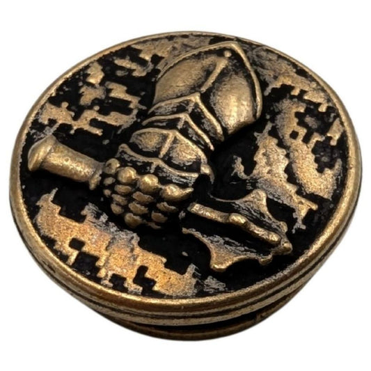 Танкові війська намистина для паракорду з бронзи