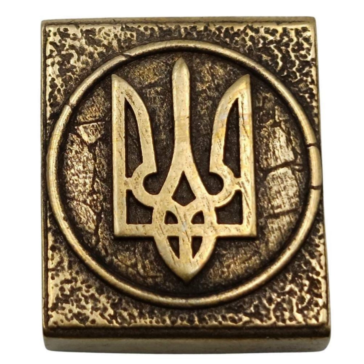 Тризуб - Герб України молле кліпса Бронза