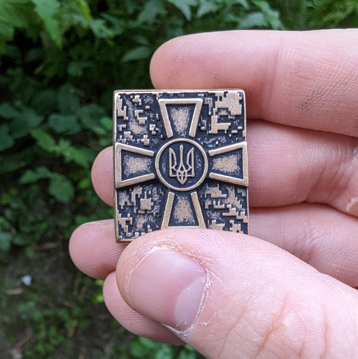 Молле кліпса з логотипом сухопутних військ ЗСУ