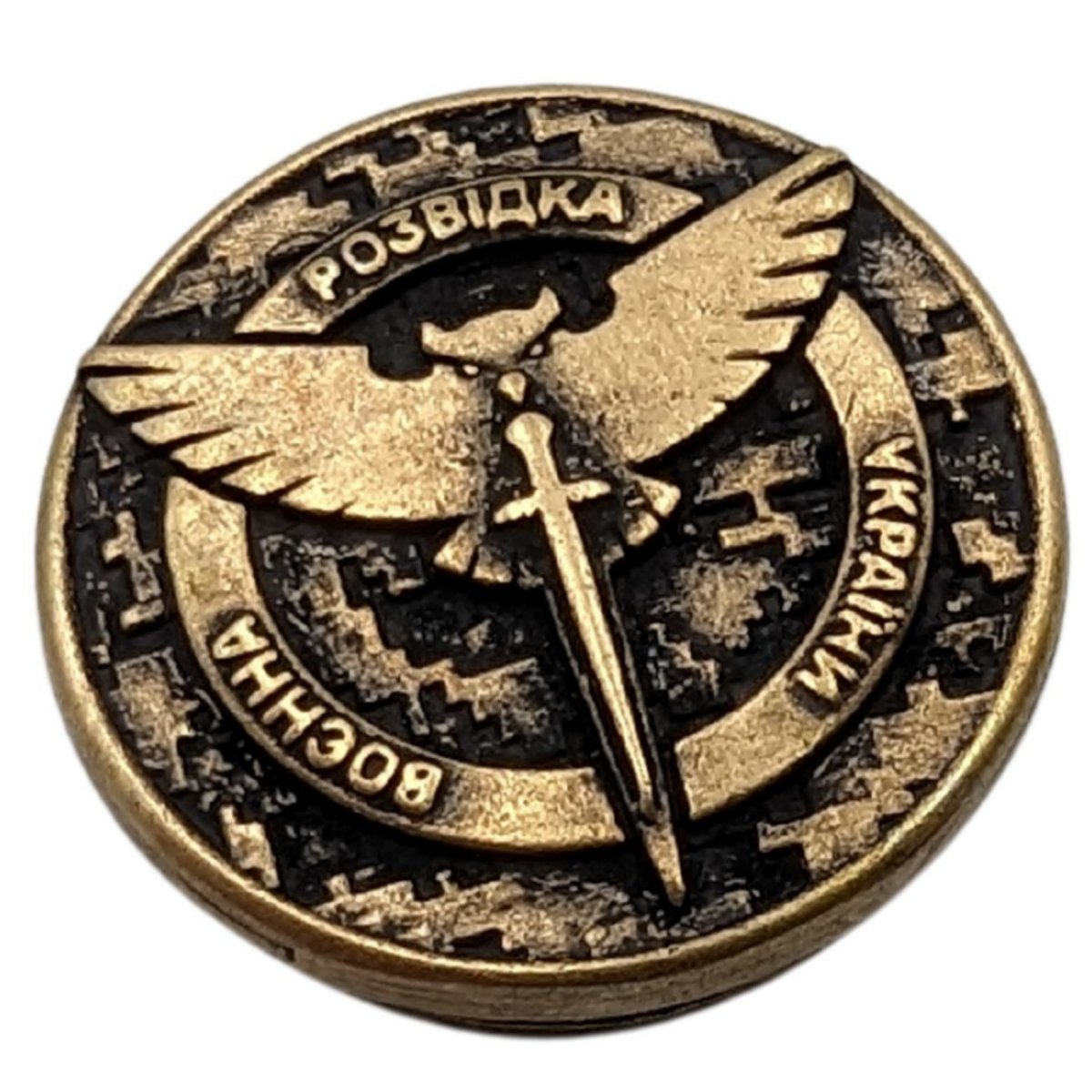 Бронзова намистина "Воєнна розвідка" для паракорду