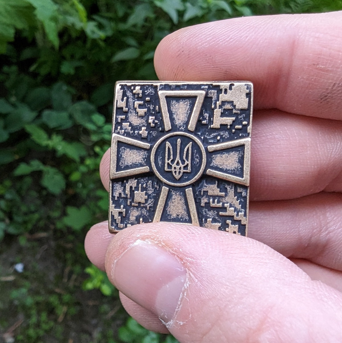 Молле кліпса з логотипом сухопутних військ ЗСУ
