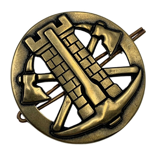 Кокарда Інженерні Війська з бронзи