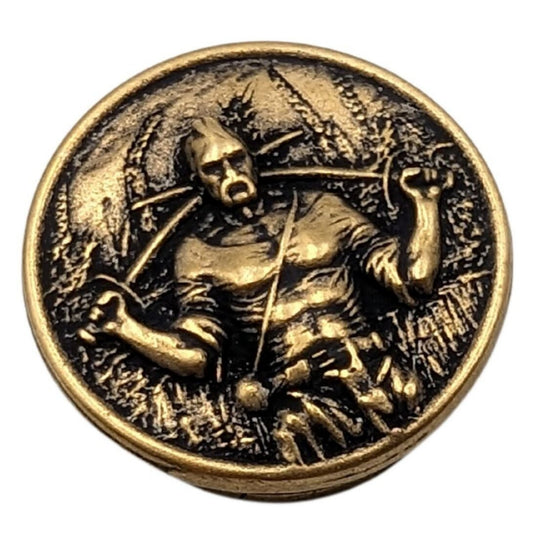 Паракордова намистина Козак Бронза