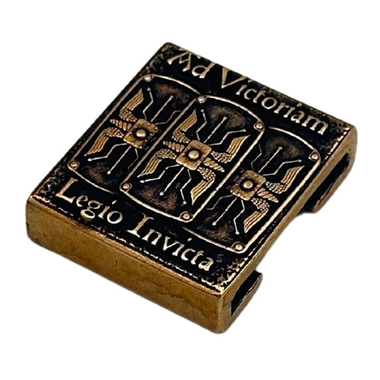 Молле кліпса "Legio invicta" з бронзи
