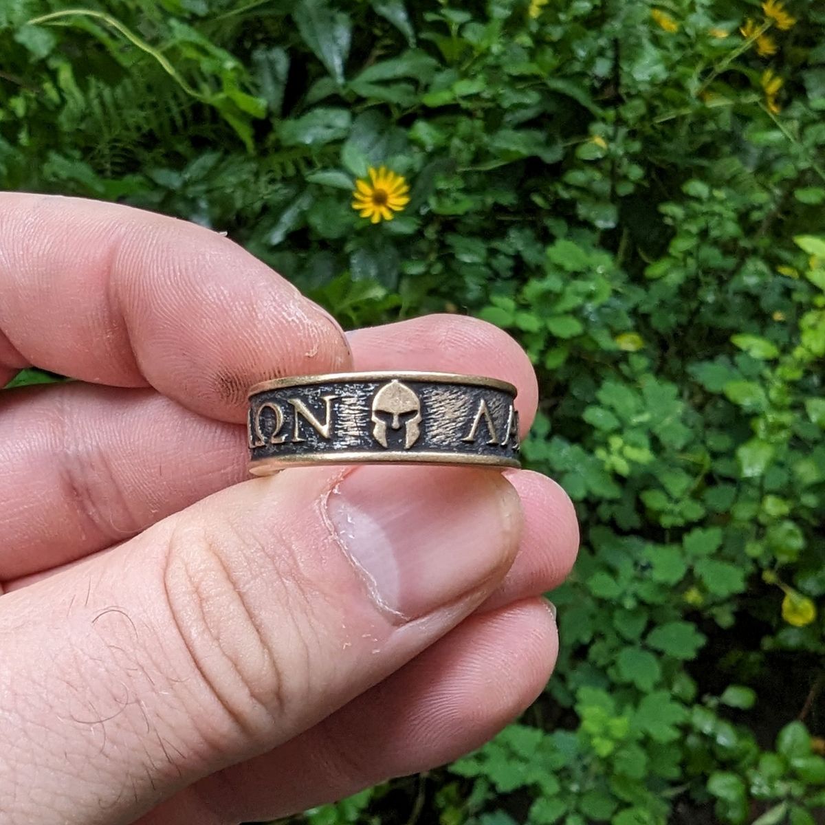 Перстень Molon Labe