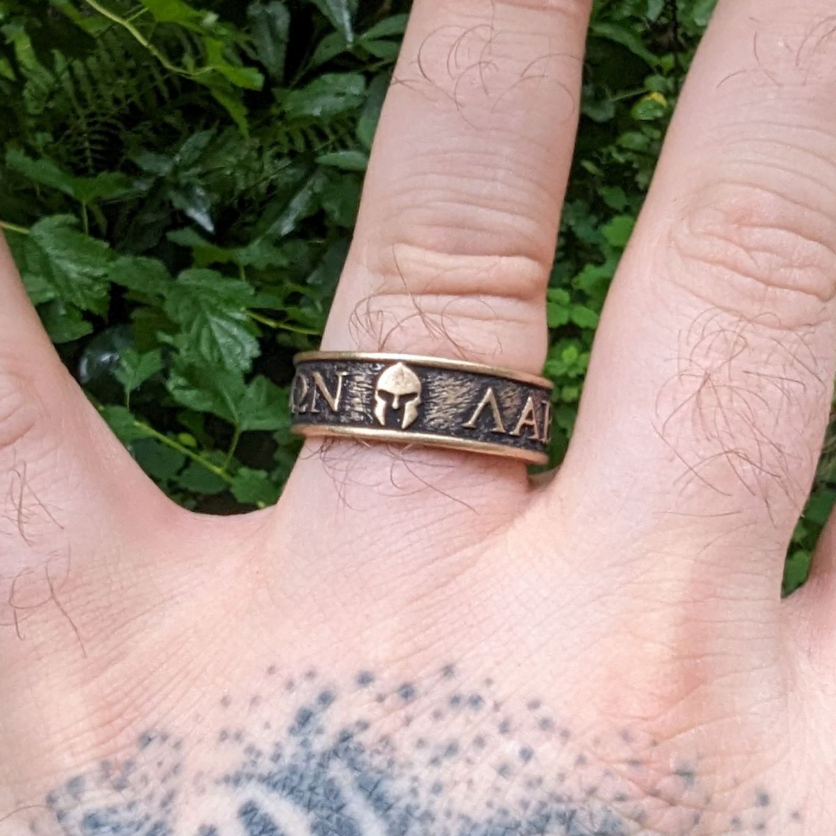 Перстень Molon Labe
