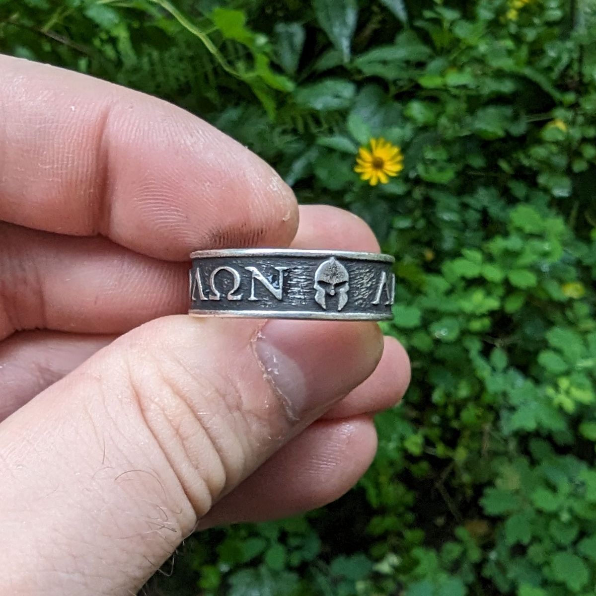 Перстень Molon Labe