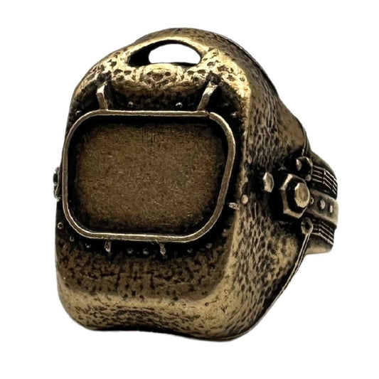 Масивний перстень Маска Зварювальника