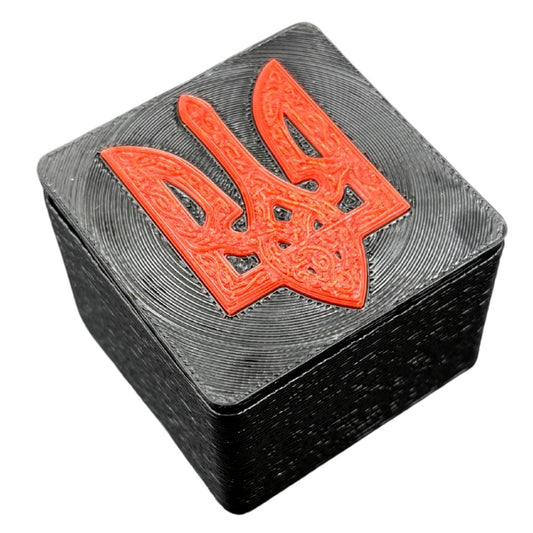 Подарункова коробка Тризуб у стилі Маммен