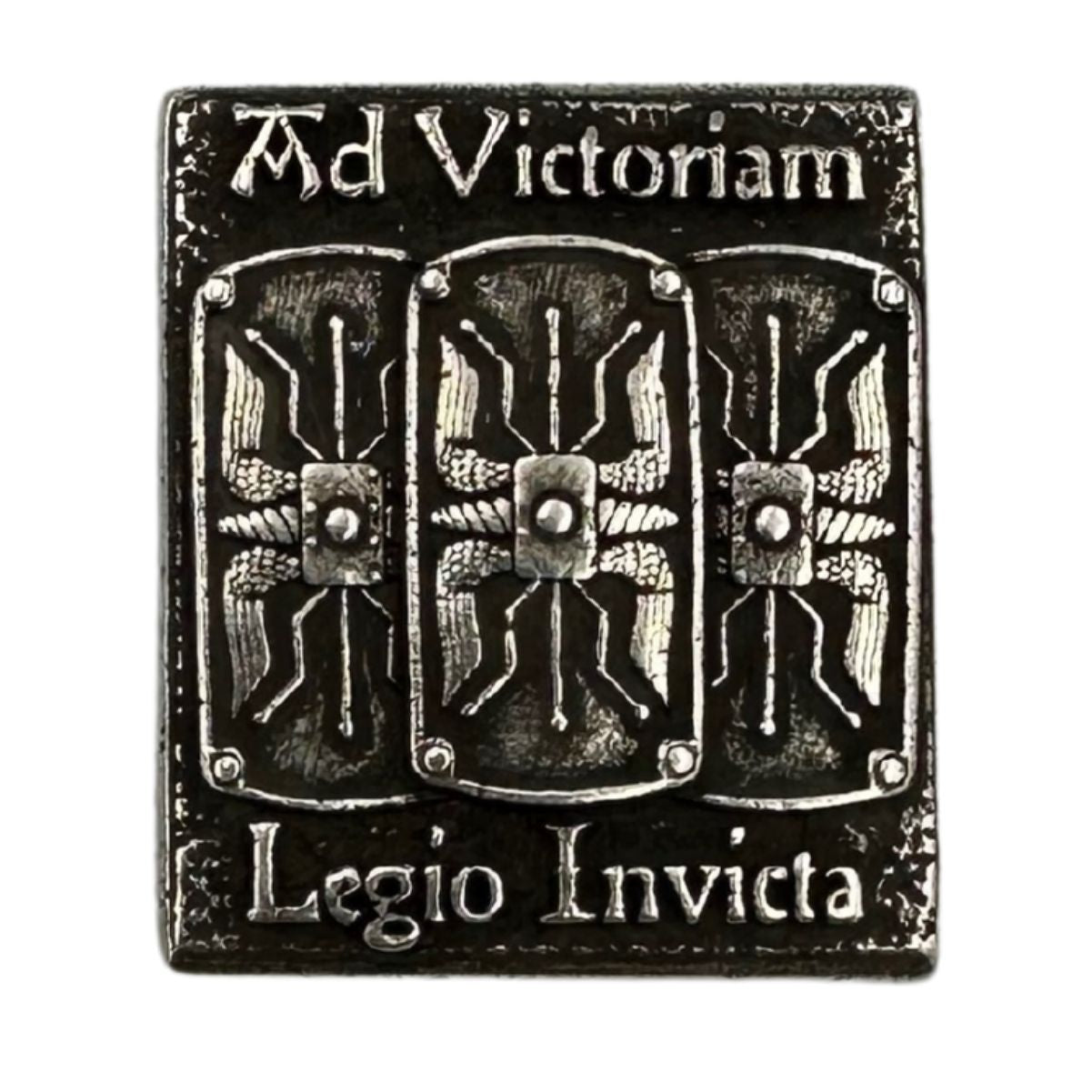 Молле кліпса "Legio invicta" з бронзи