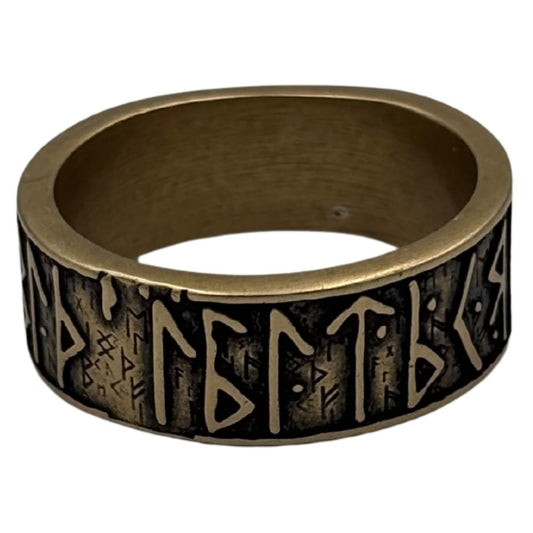 Каблучка Від'їбіться 16 мм Позолота