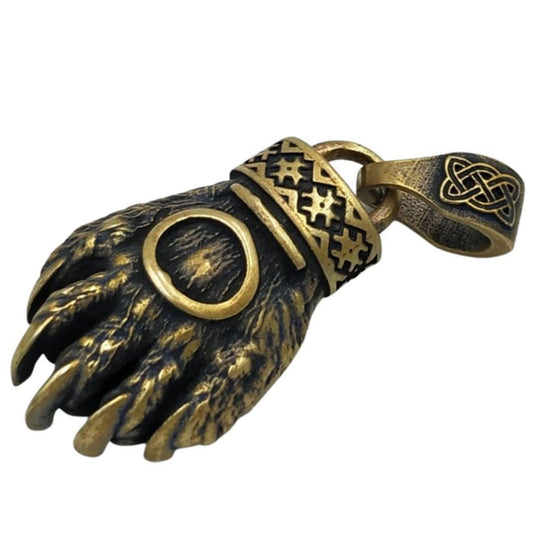 Підвіска Лапа ведмедя Бронза