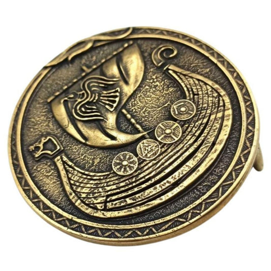 Пряжка Драккар з бронзи