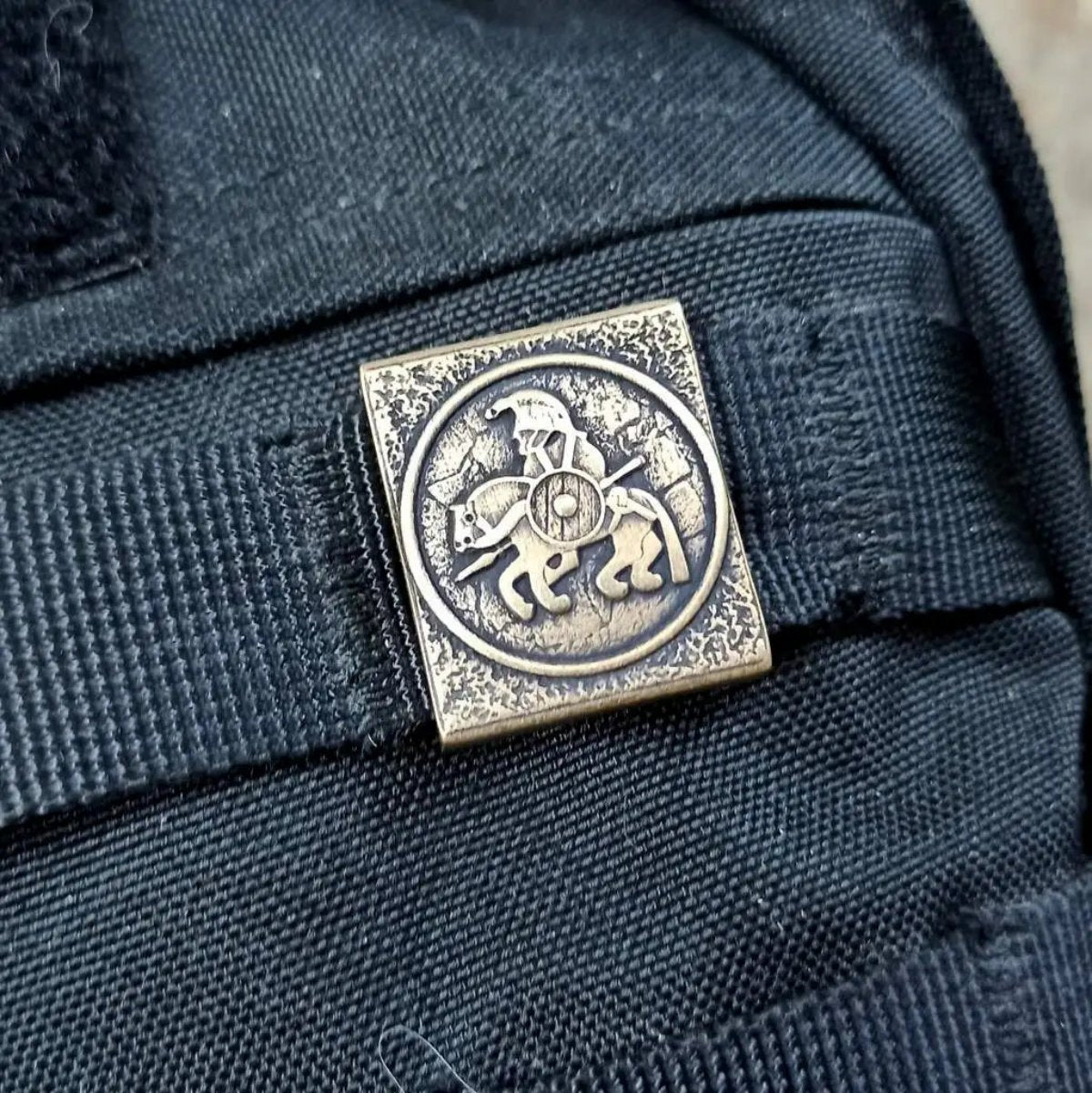 Вершник з Венделя молле кліпса Бронза