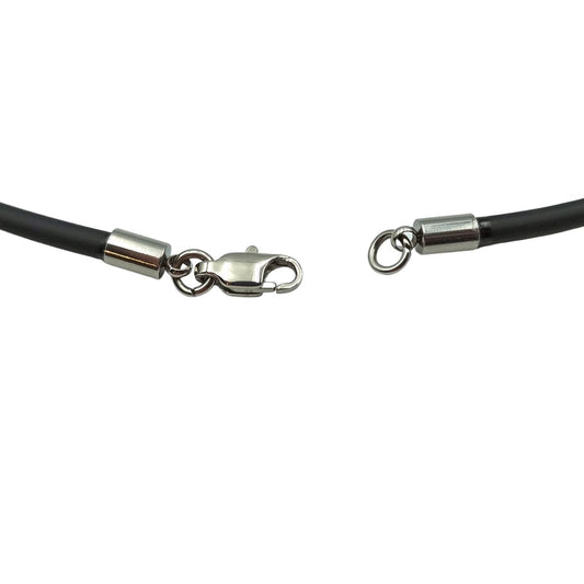 Шнурок для кулона гумовий або каучуковий