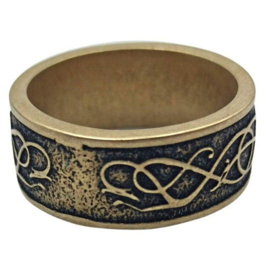 Каблучка зі скандинавським орнаментом