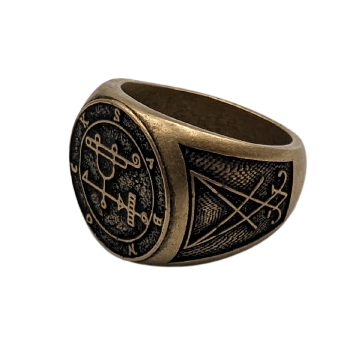 Перстень з сигілою Сабнока з бронзи   