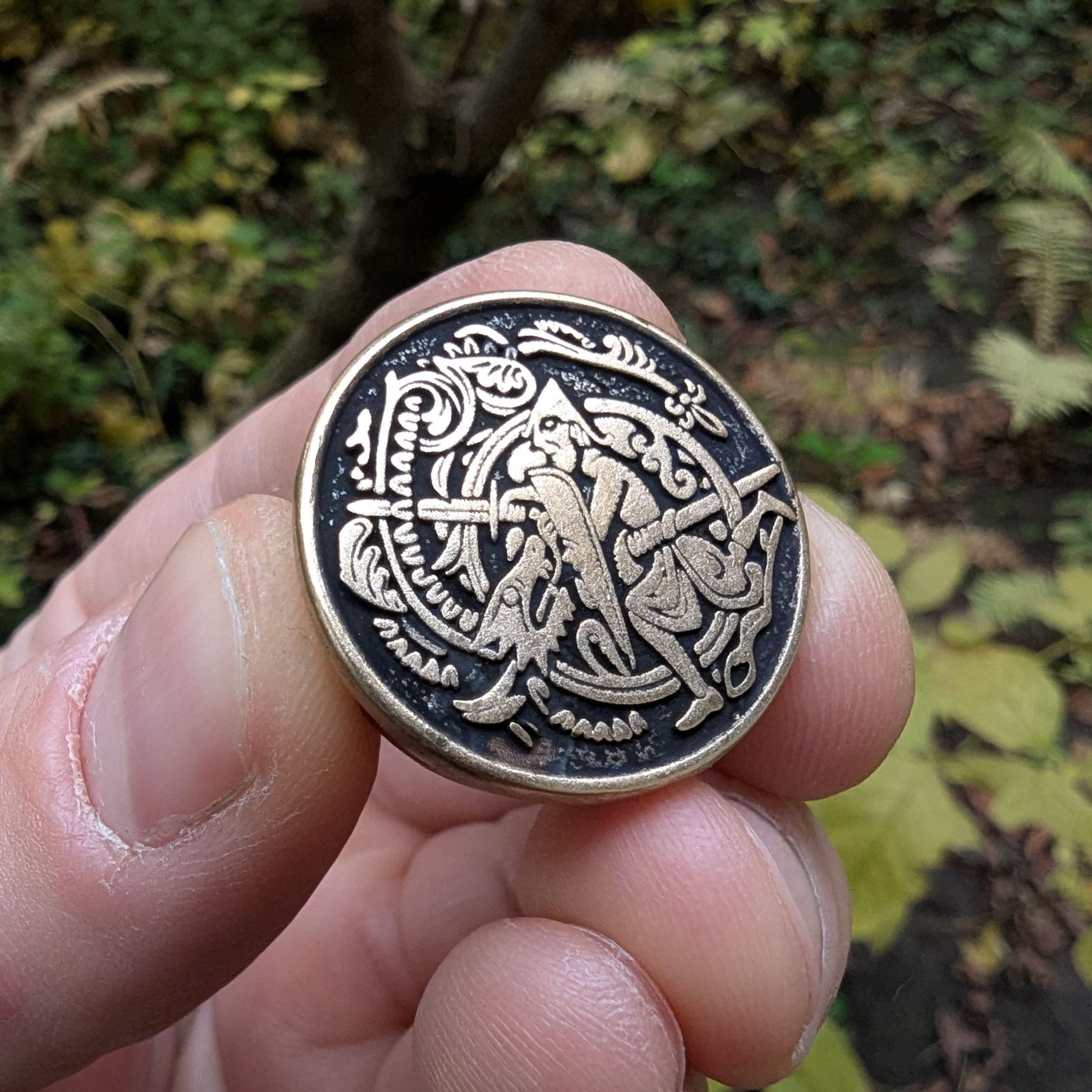 Сігурд та Фафнір Намистина для паракорду