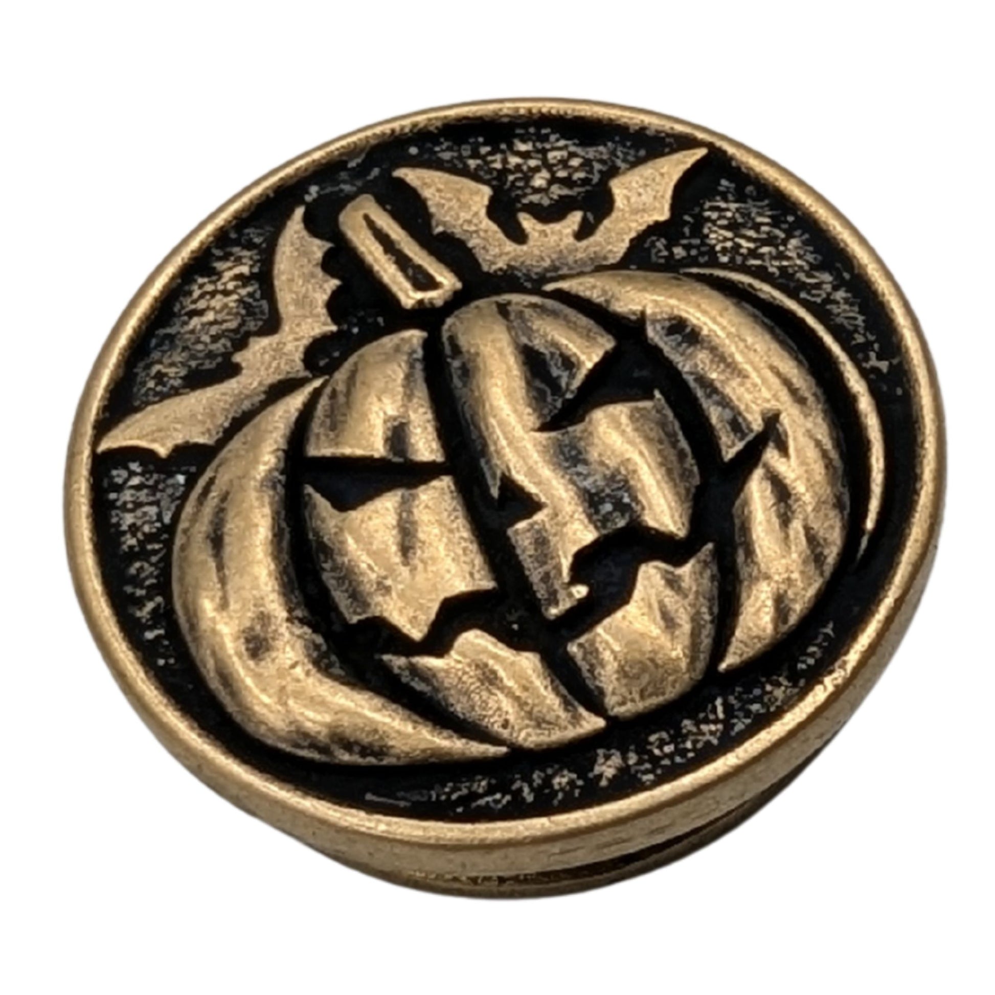 Хелловін - Намистина для паракорду Бронза