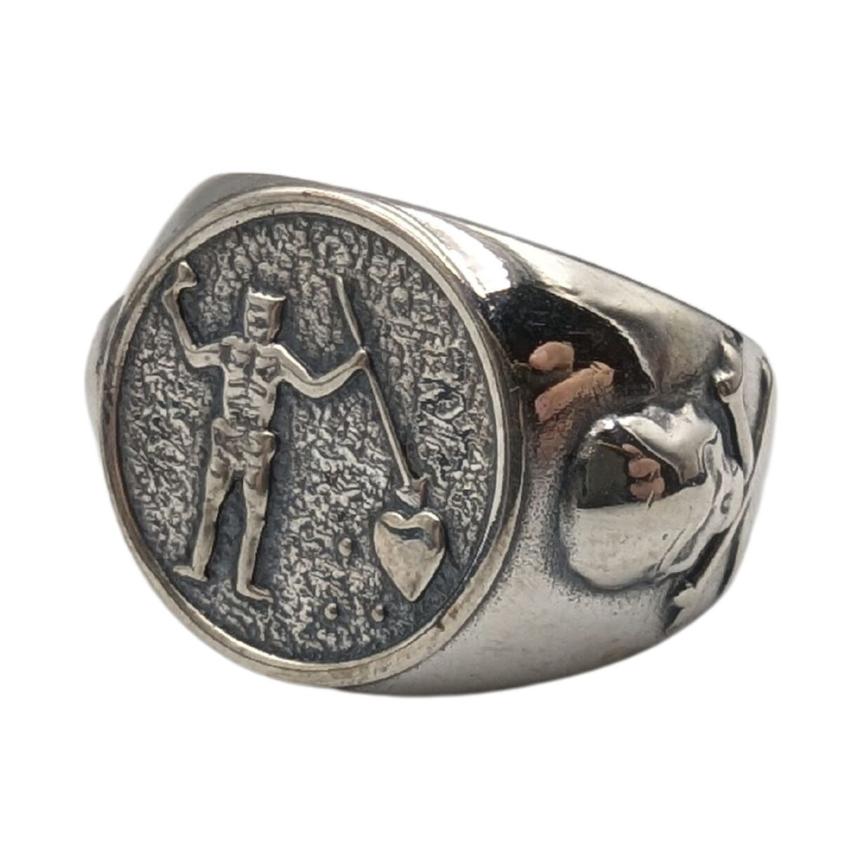 Чорна Борода перстень 16 мм Срібло 925