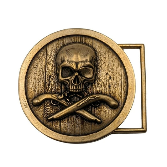 "Пірат" кругла пряжка з бронзи   