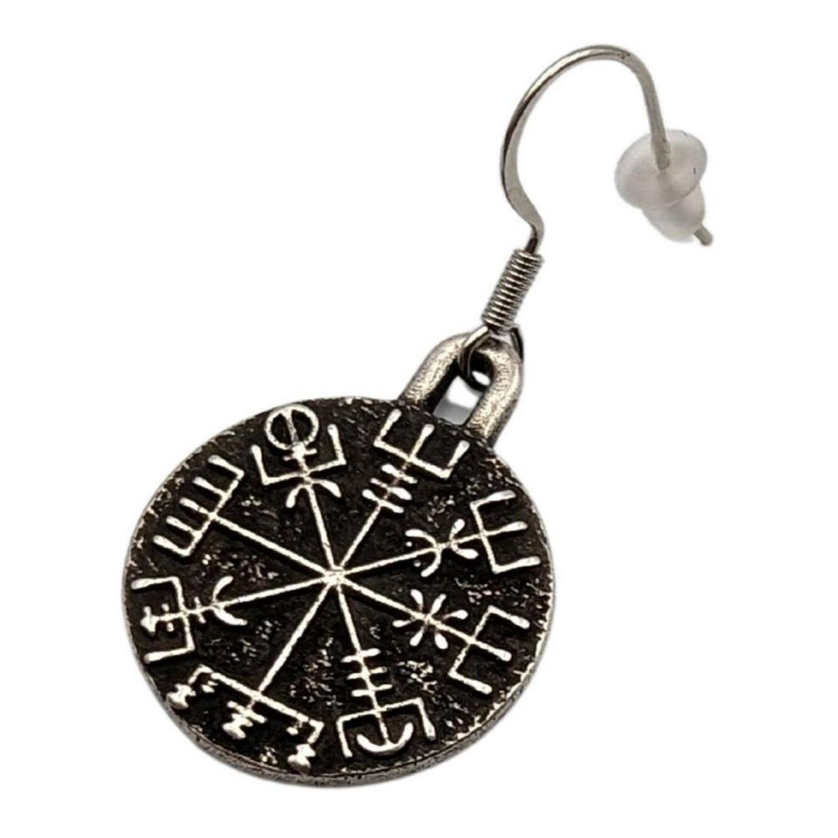 Вегвізир бронзові сережки Посріблення