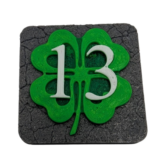 Магніт Lucky 13 з конюшиною