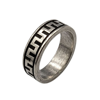 Перстень з грецьким орнаментом Посріблення 16
