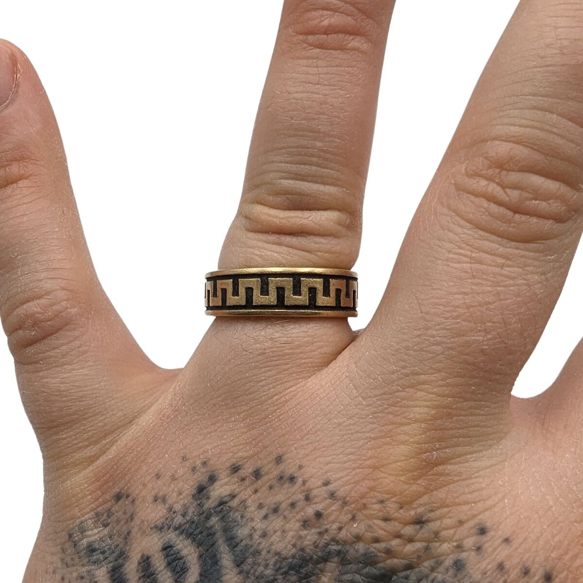 Перстень з грецьким орнаментом