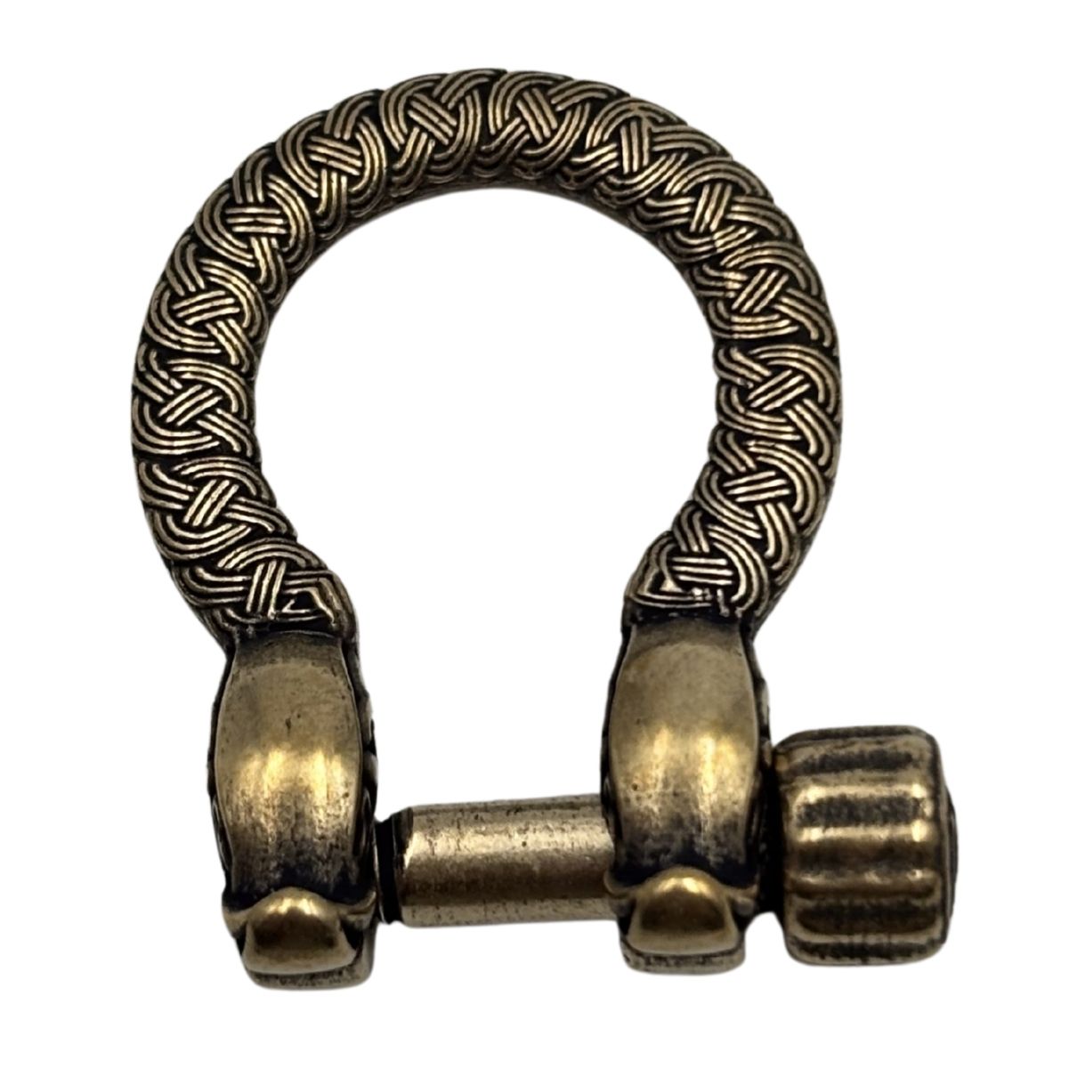 Бронзова застібка шакл з драконами для паракордового браслета