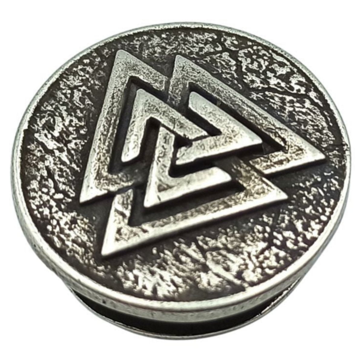 Кругла намистина Валькнут для паракорду Посріблення