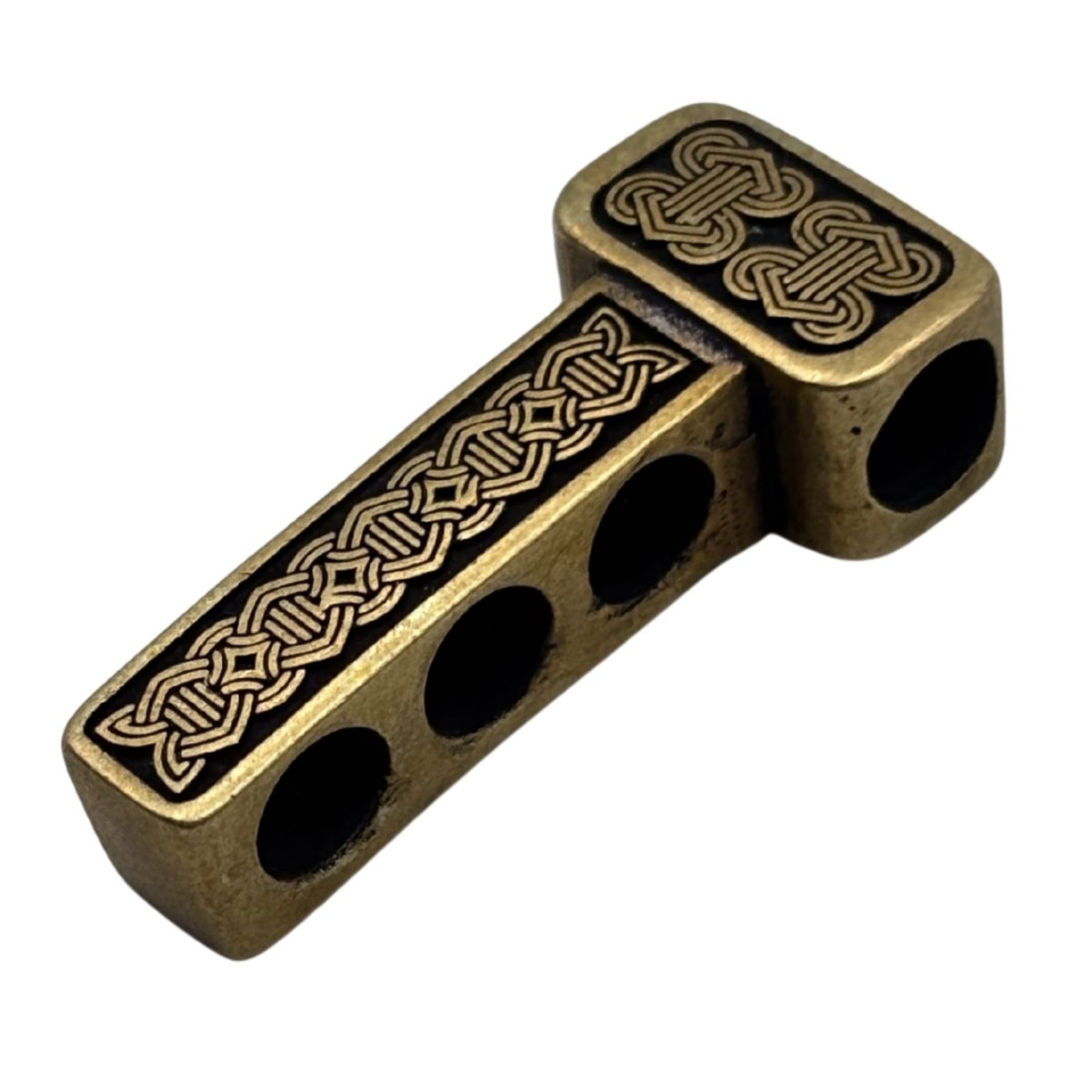 Язичок для застібки шакл з драконами для паракордового браслета