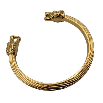 Браслет вікінга з бронзи Вовк