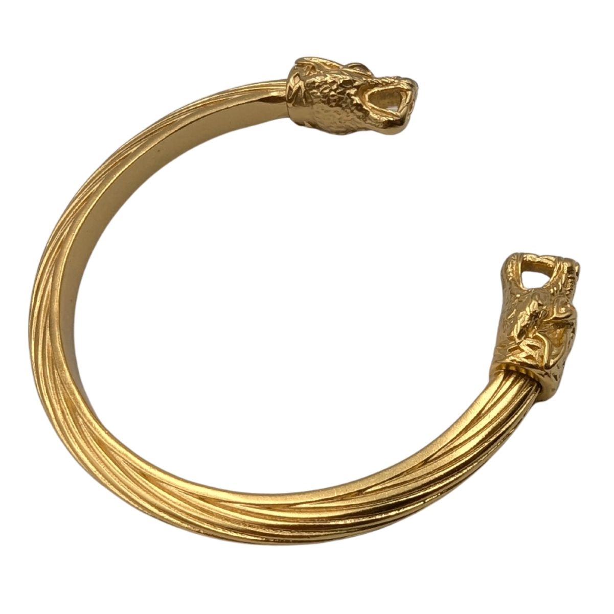 Браслет вікінга з бронзи Вовк