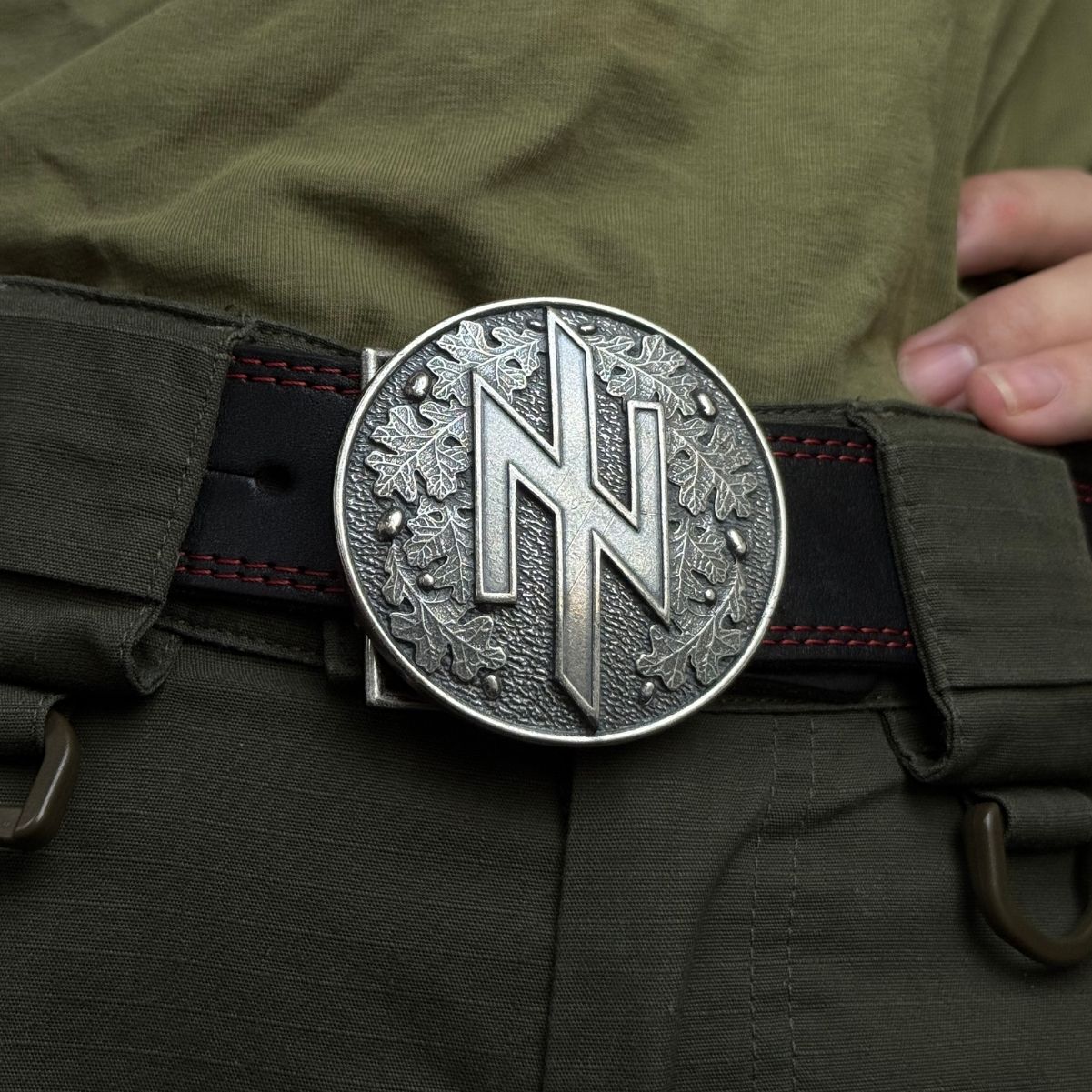 Ідея Нації кругла пряжка з бронзи