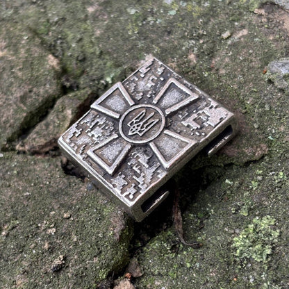 Молле кліпса з логотипом сухопутних військ ЗСУ